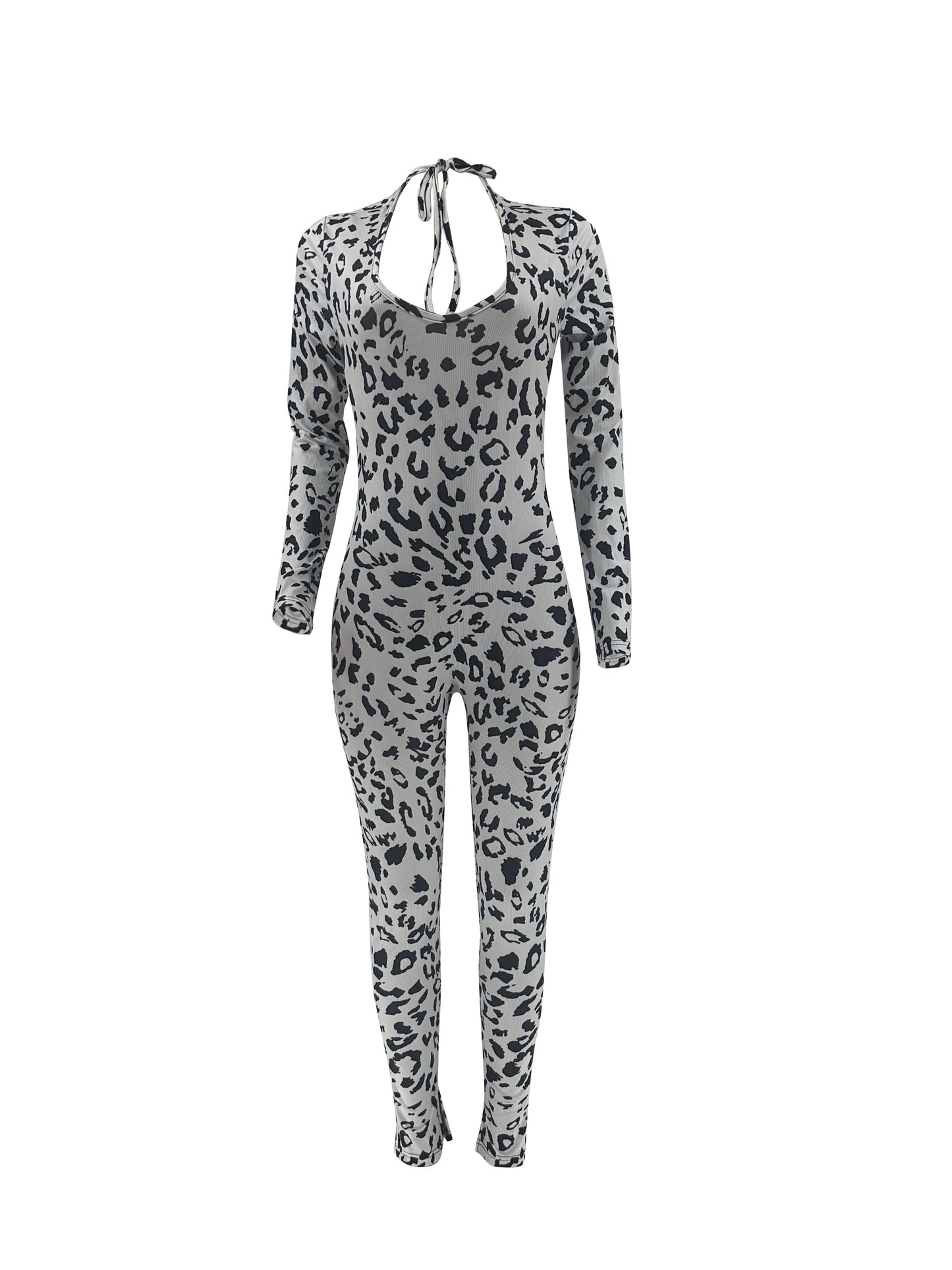 Gleopard - Combinaison Sexy Leopard dos nu