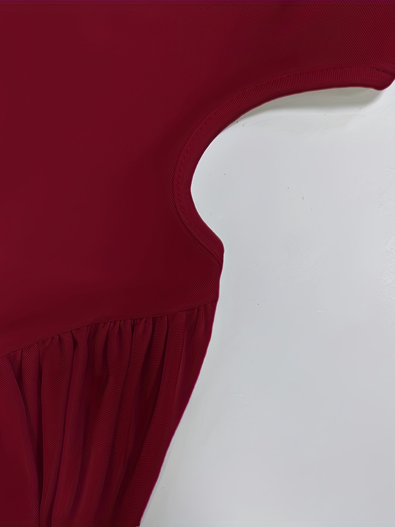 CASCADE PORRCEY – Robe sirène manches longues brillante