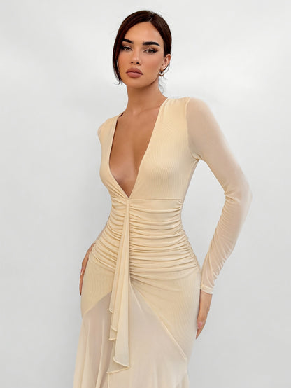 Dentelle Muse – robe moulante en dentelle