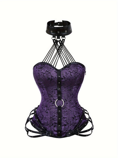 Corsika Lux -  Corset sexy ras de cou style Gothique