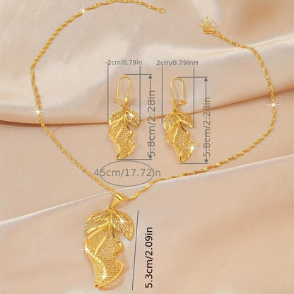 Feuilline Doré - Ensemble bijoux