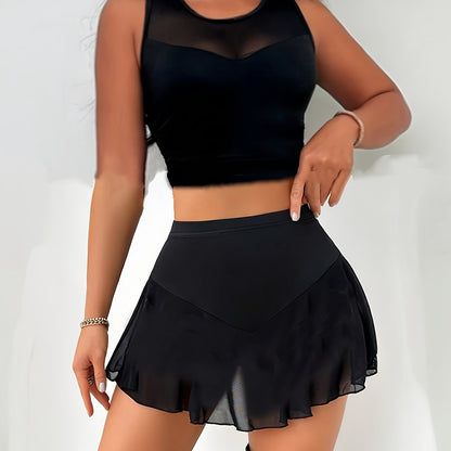 Stylish- Ensemble shorty transparent