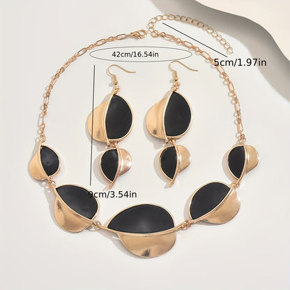 Golden Noir Asymétrie - Élégance moderne dorée et noire