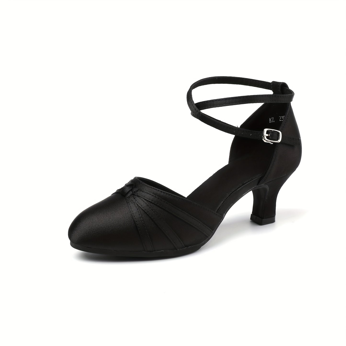 Taltiz- Chaussure fermé danse latine RUBBER/7cm