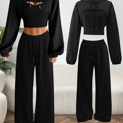 Tank- Top + gilet + pantalon