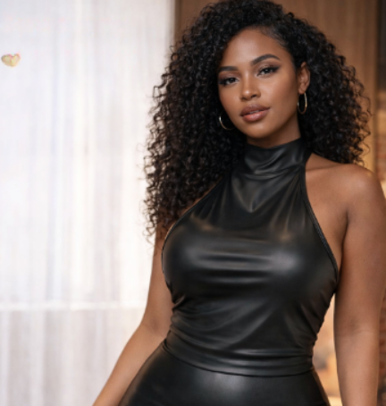 Versatilia-haut sémili cuir sexy