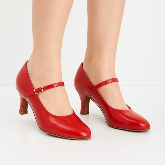 Latina - Chaussures de danse latine pour femmes, talons hauts 5 cm/7 cm