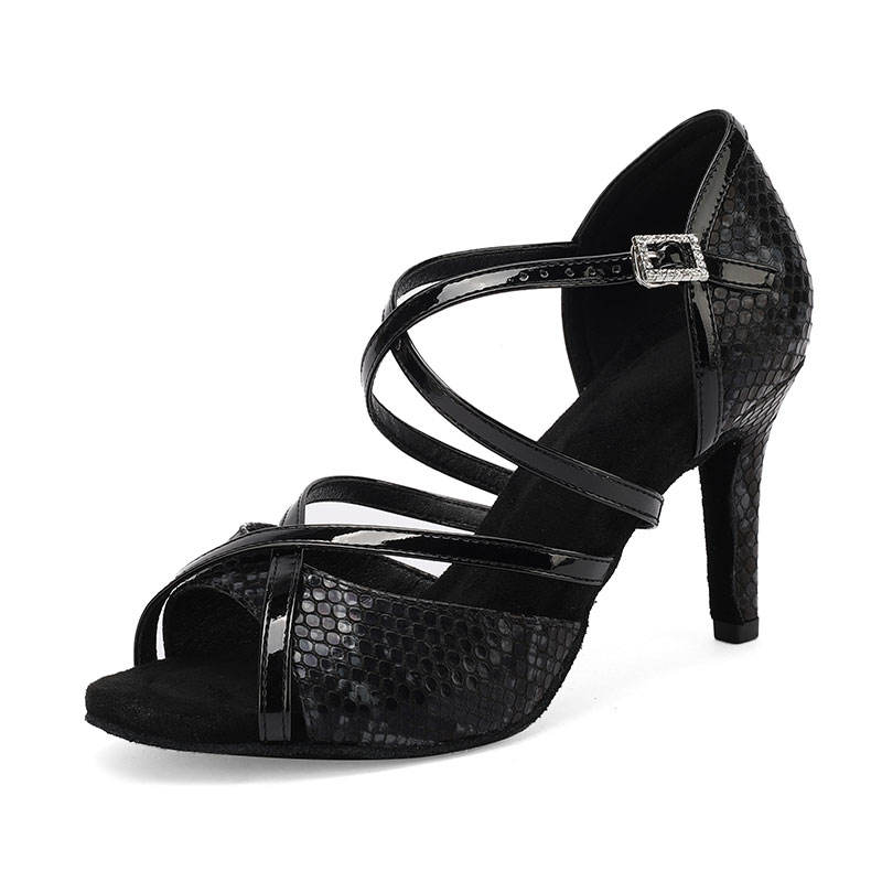 Serpentina - Chaussure danse latine croisée personnalisable