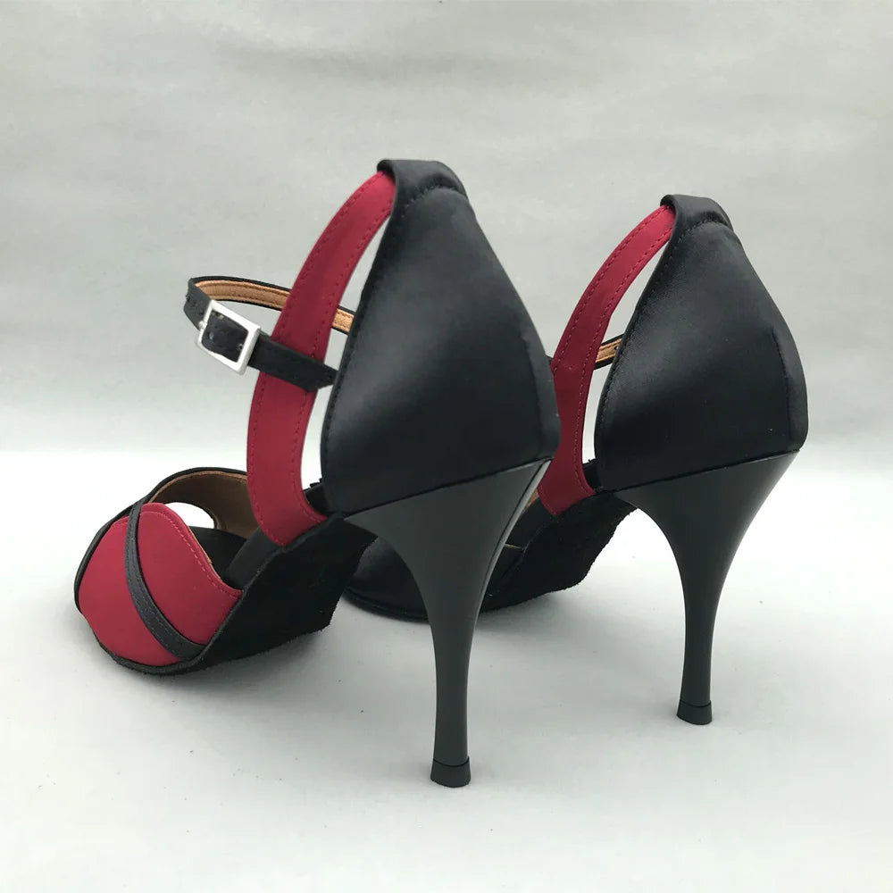 Marisol - Chaussures de danse latine satin talon 9 cm