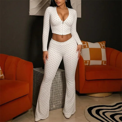 NewJiu - Ensemble 2 pieces à pois