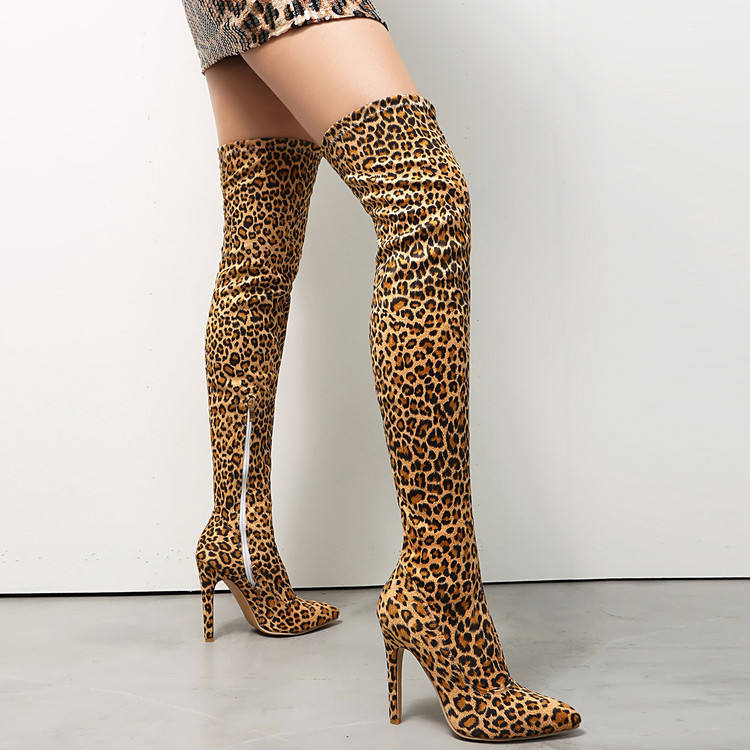 Tigra Cuissarde Jaune- Cuissarde tigre leopard