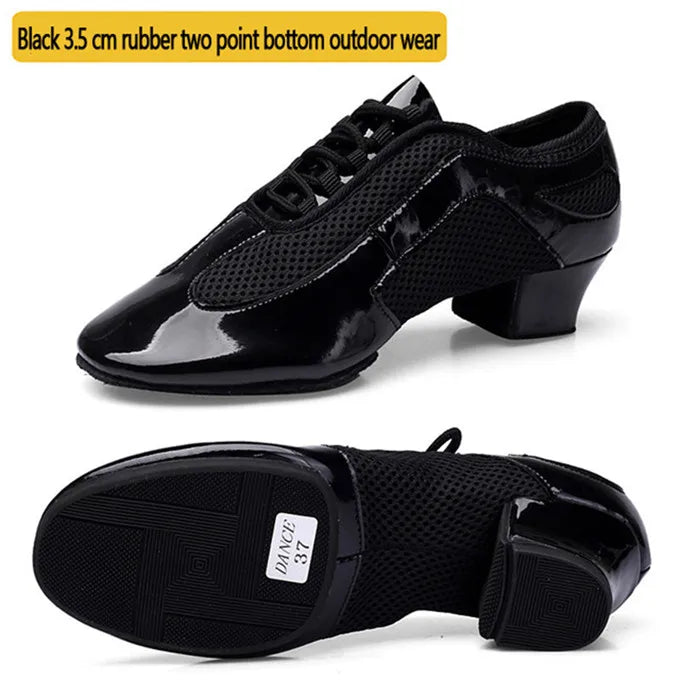 Sasha - Chaussure danse latine Noir pour Homme ou Femme