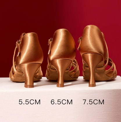 Talyssa - Chaussures de danse latine léopard
