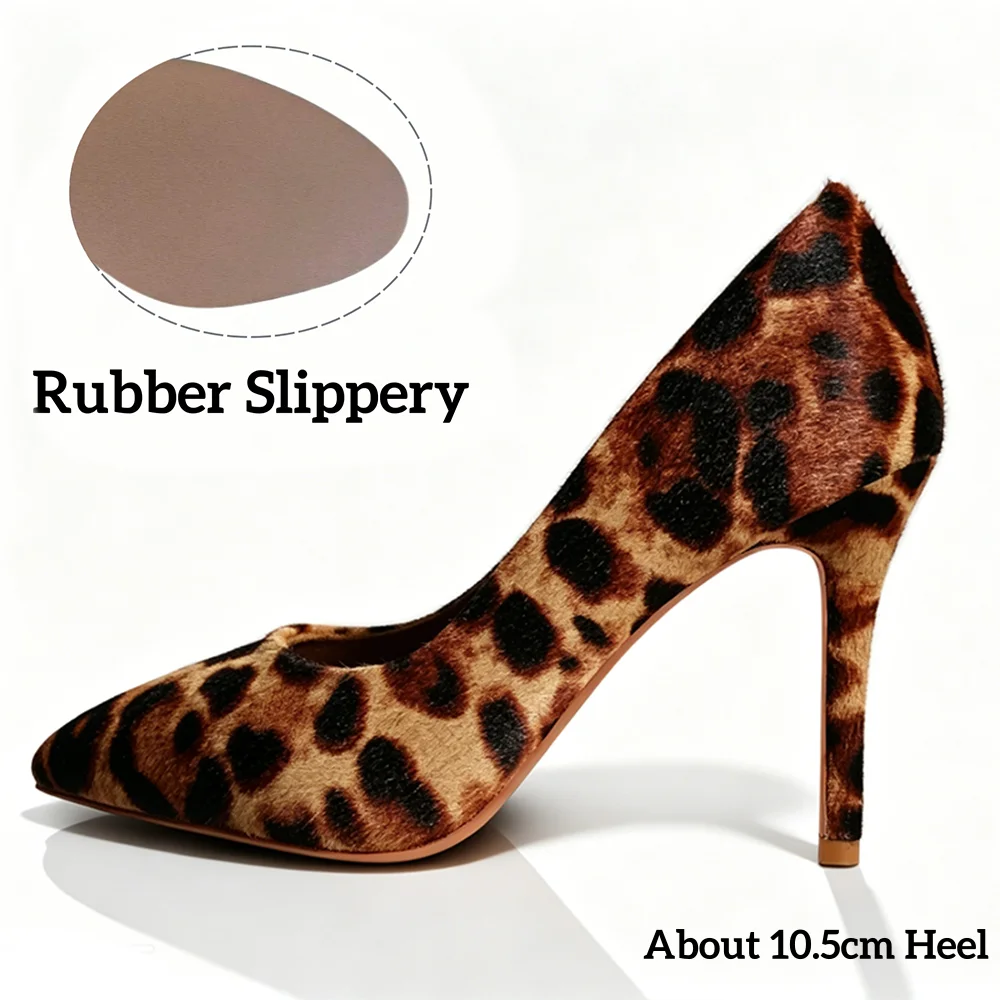 Jaguara - Escarpins de danse léopard cuir véritable