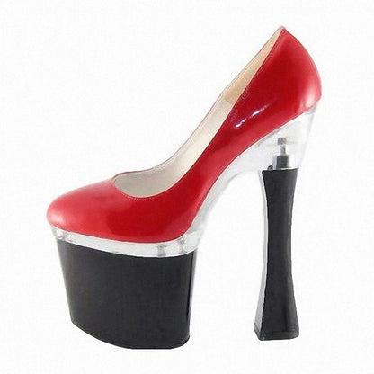 Coarse Heel Sandale Gothic 18cm