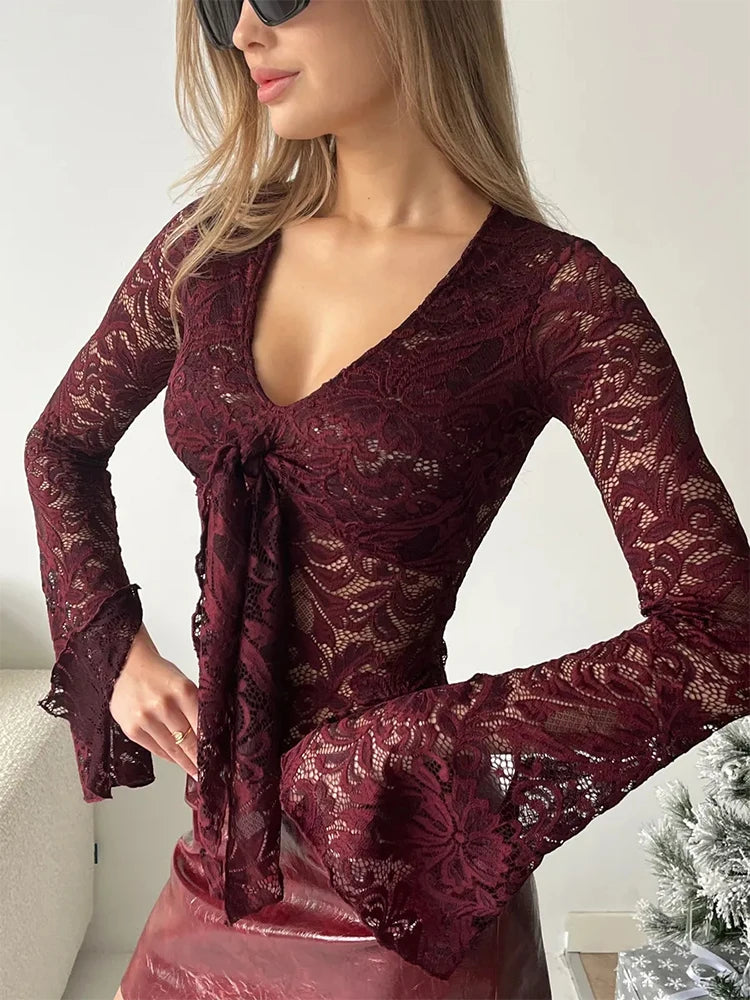 Seldra - body dentelle