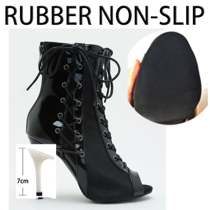 BotNew_ Bottine talon à lacet sexy heels
