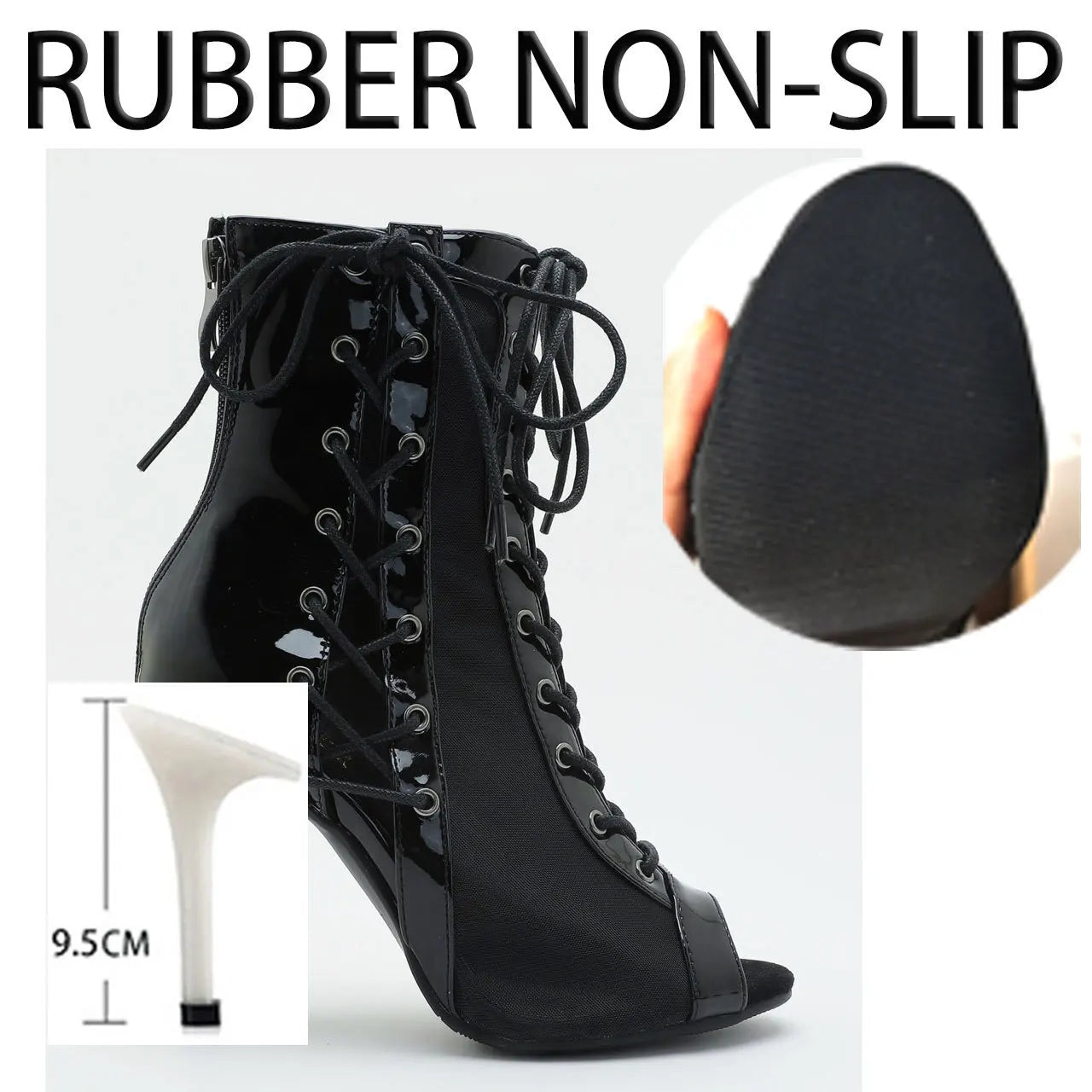 BotNew_ Bottine talon à lacet sexy heels