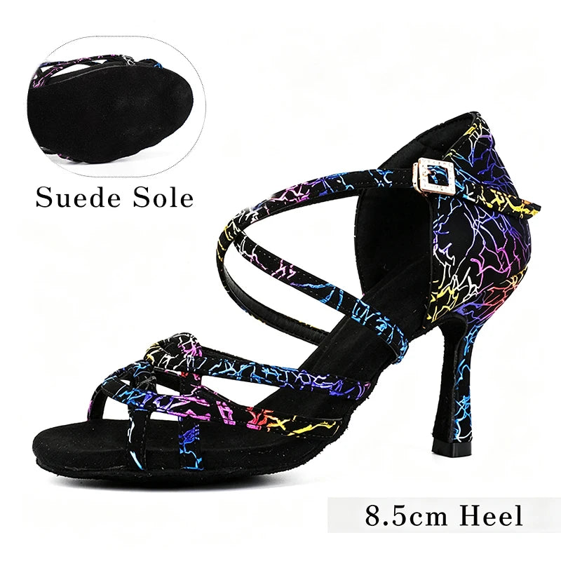 Bérénis - Chaussures de danse latine rayées