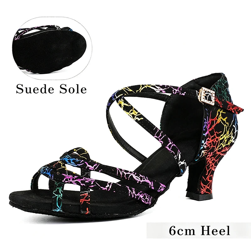 Bérénis - Chaussures de danse latine rayées