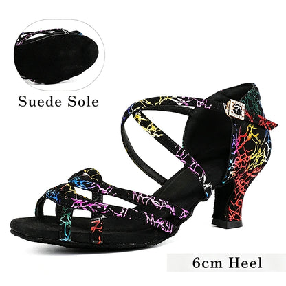 Bérénis - Chaussures de danse latine rayées