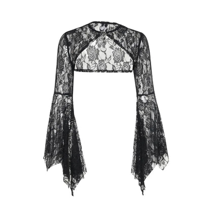 Dranea - Vêtement noir dentelle