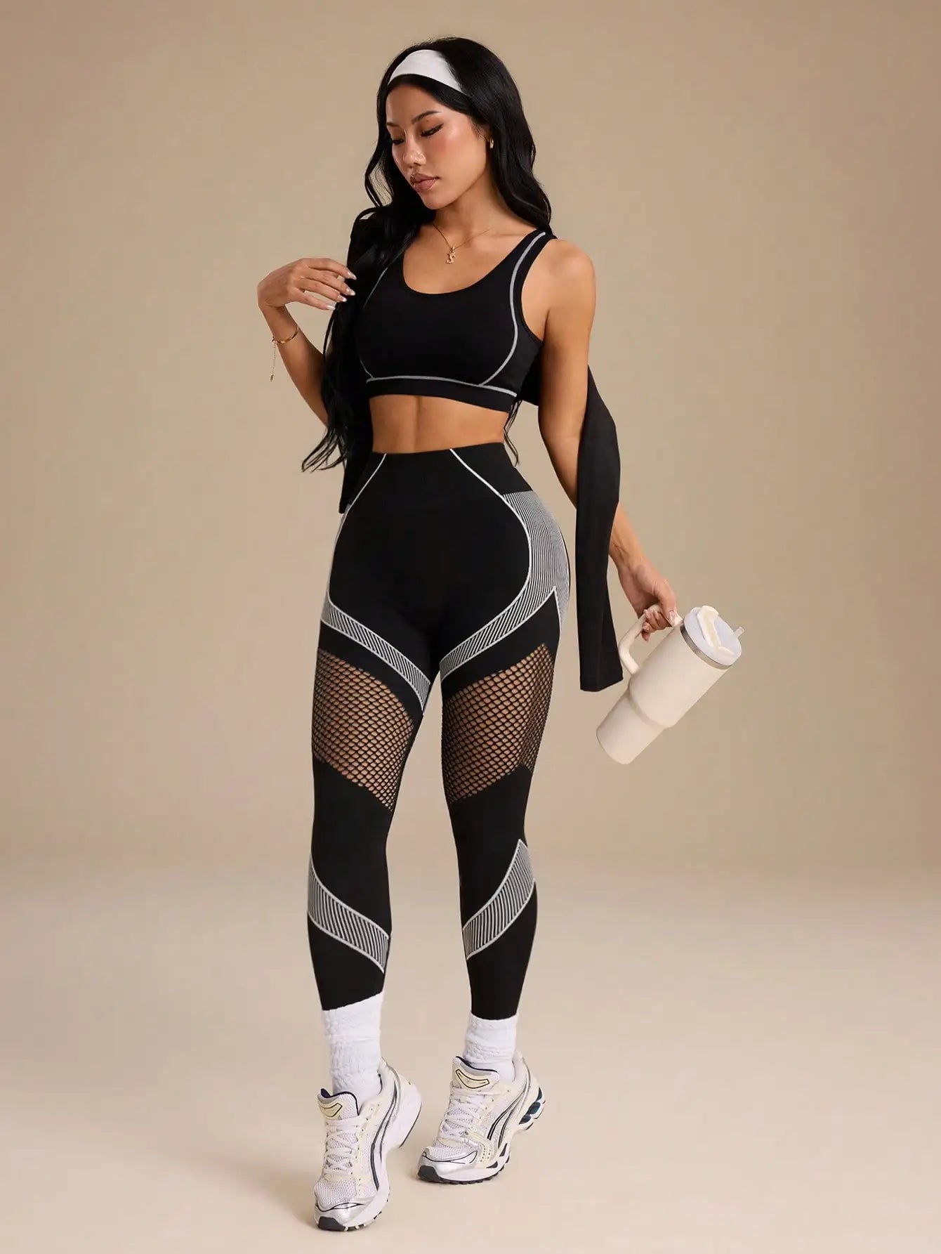 Vexlia - Legging noir et blanc