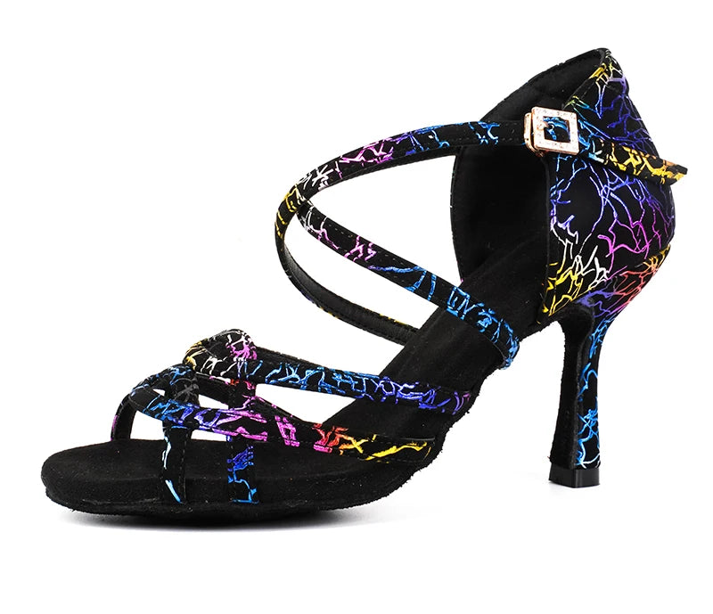 Bérénis - Chaussures de danse latine rayées
