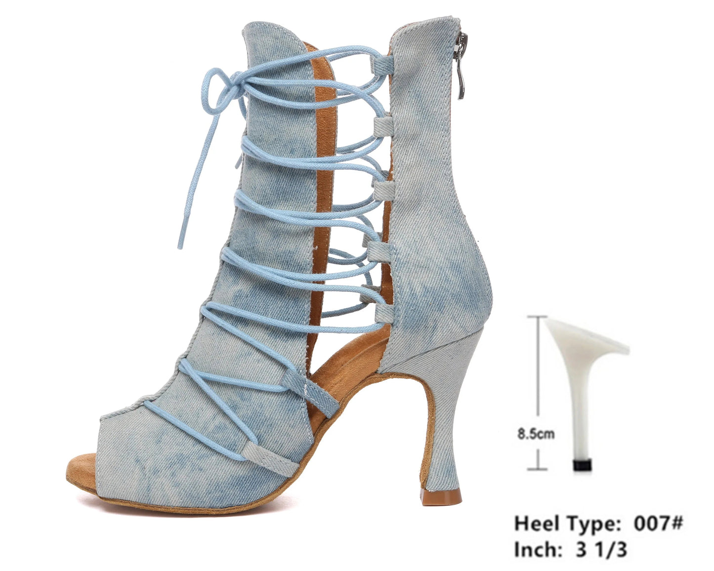 Mylia - Botte heels bleu