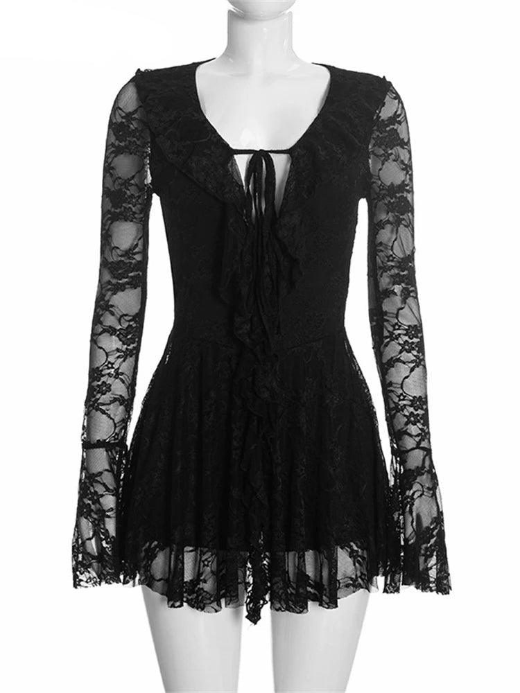 Vesperine - Robe en dentelle