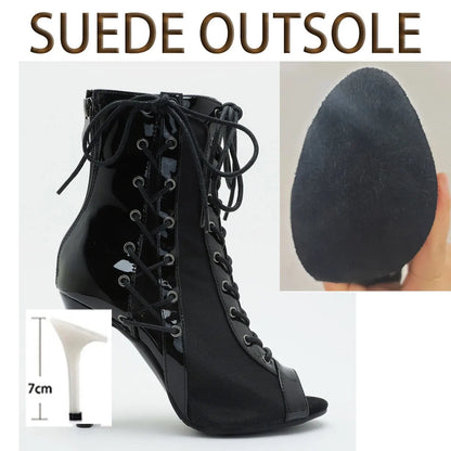 BotNew_ Bottine talon à lacet sexy heels