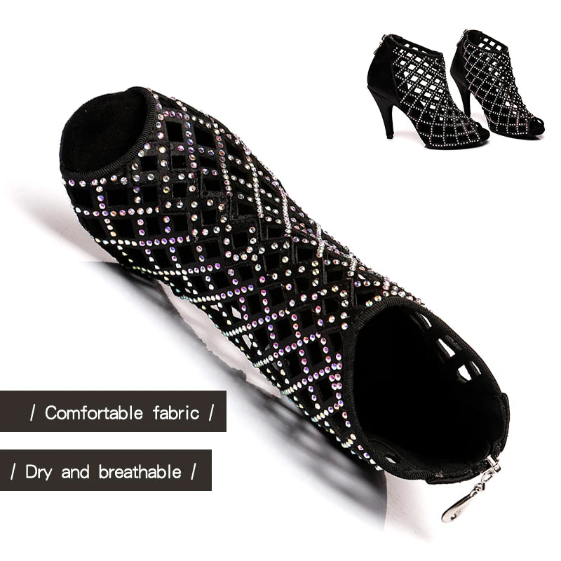 Bellisima - chaussure de danse latine strass