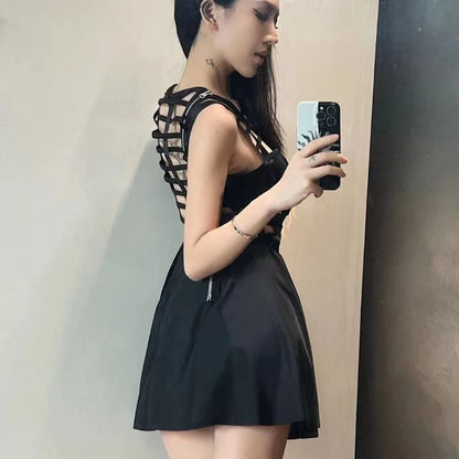 Noralie - Robe corset noire