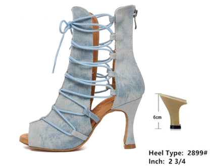 Mylia - Botte heels bleu