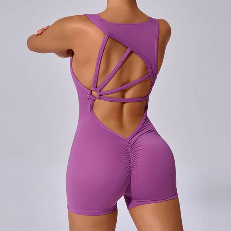 Jornala - Combinaison short ou pantalon yoga