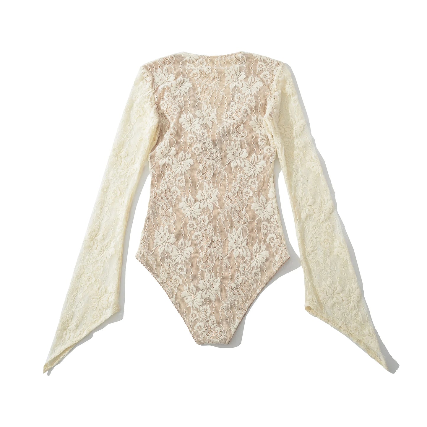 Newlia-Body transparent dentelle