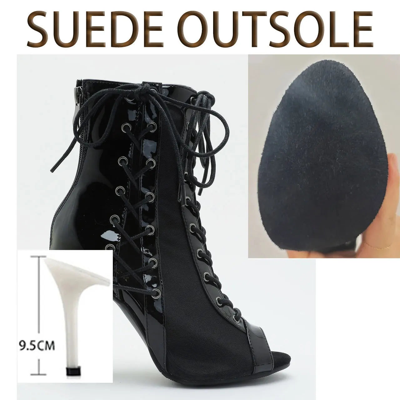 BotNew_ Bottine talon à lacet sexy heels