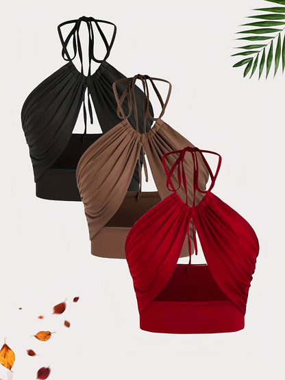 Louisiane - Ensemble 3pcs dos nu sexy XS à XL