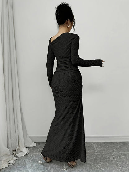 Bélégance – Col asymétrique, coupe fluide, chic pro et soirée.