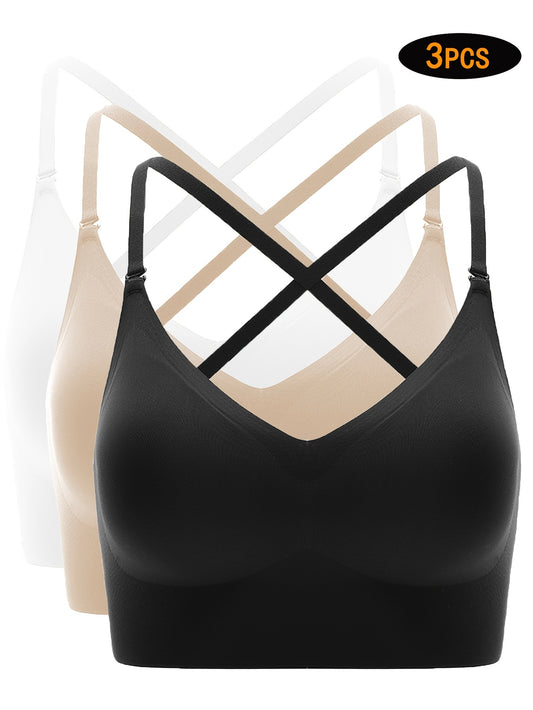 VELVINA – Lot de soutiens-gorge invisibles push-up