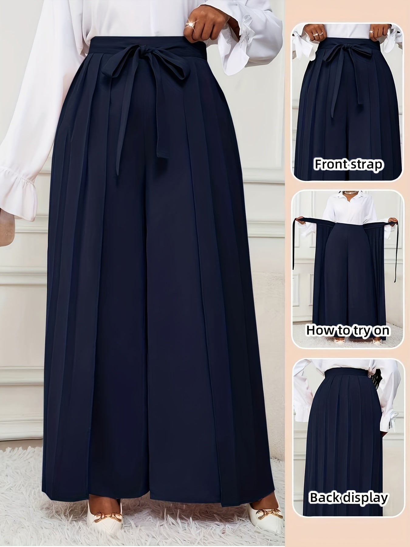 Shanelle- Pantalon fluide silhouette raffinée