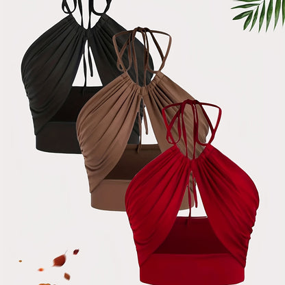 Louisiane - Ensemble 3pcs dos nu sexy XS à XL