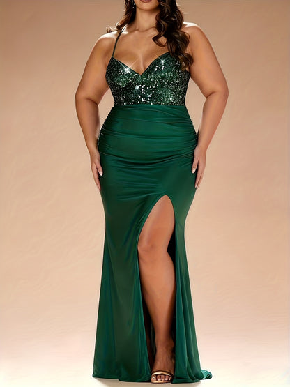 Sirène Émeraude – Bustier vert, coupe sirène- Grande Taille