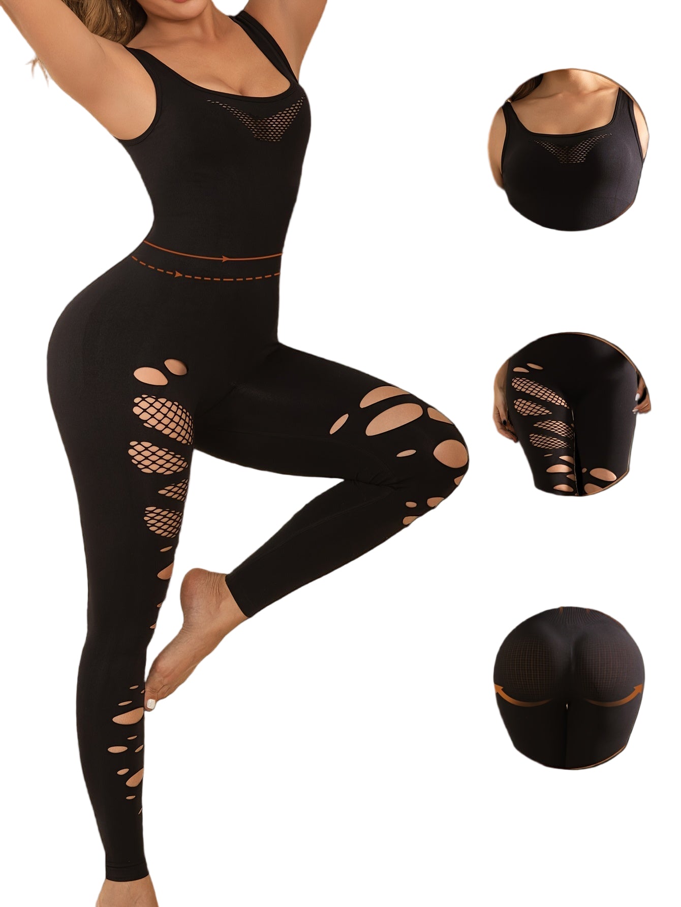 Rethany -  Combinaison résille