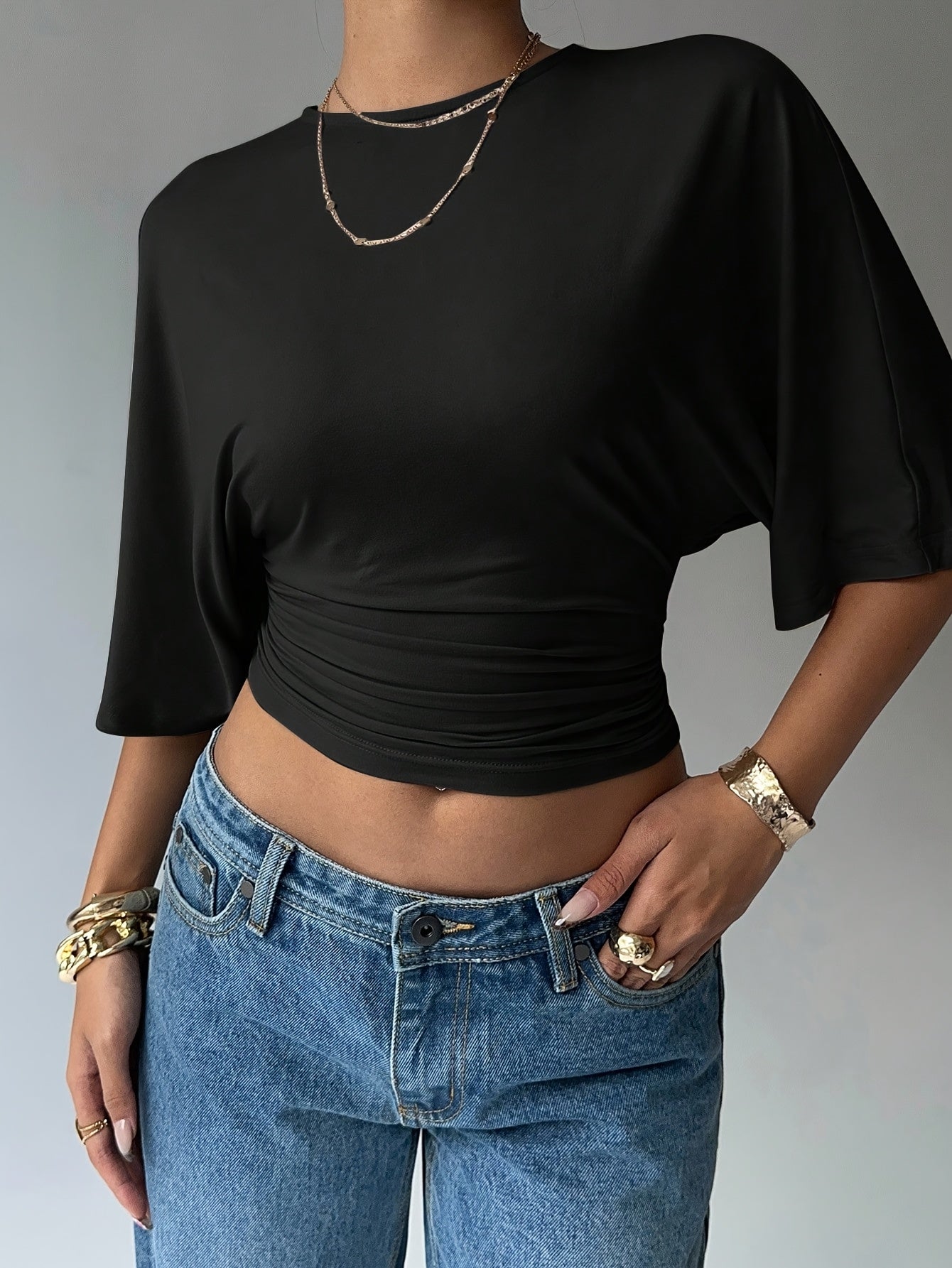 Bréloria - Robe élégante coupe fluide