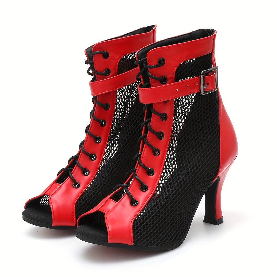 Ankle- Chaussure danse latine RUBBER/7cm