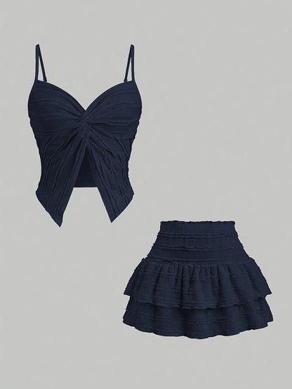Juliette- Ensemble Jupe+haut XS au L