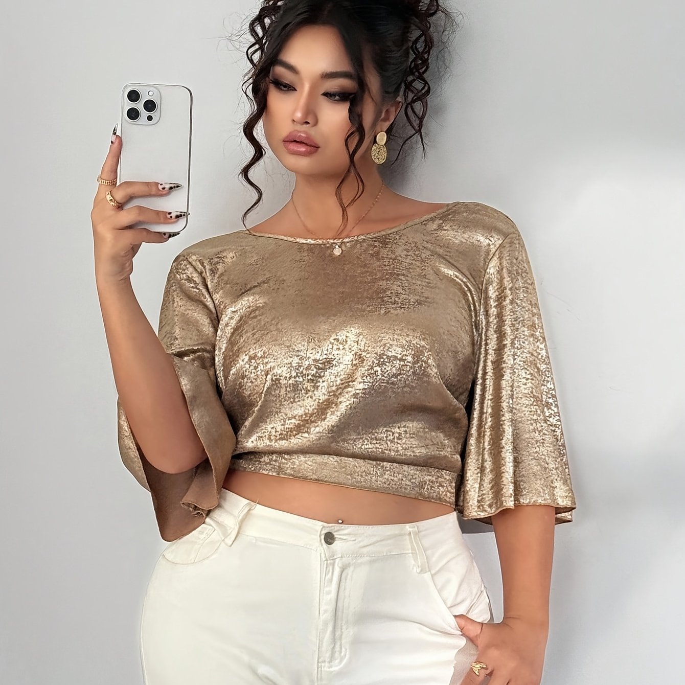 Joséphina - Haut élégant coupe structurée