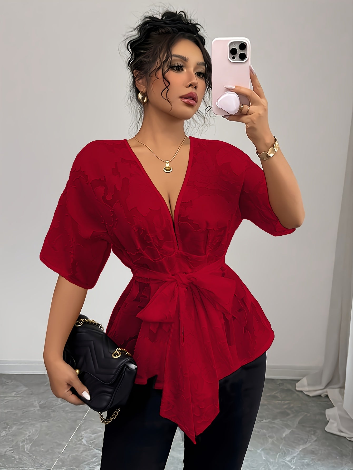 Roselyna - Haut fluide allure sophistiquée