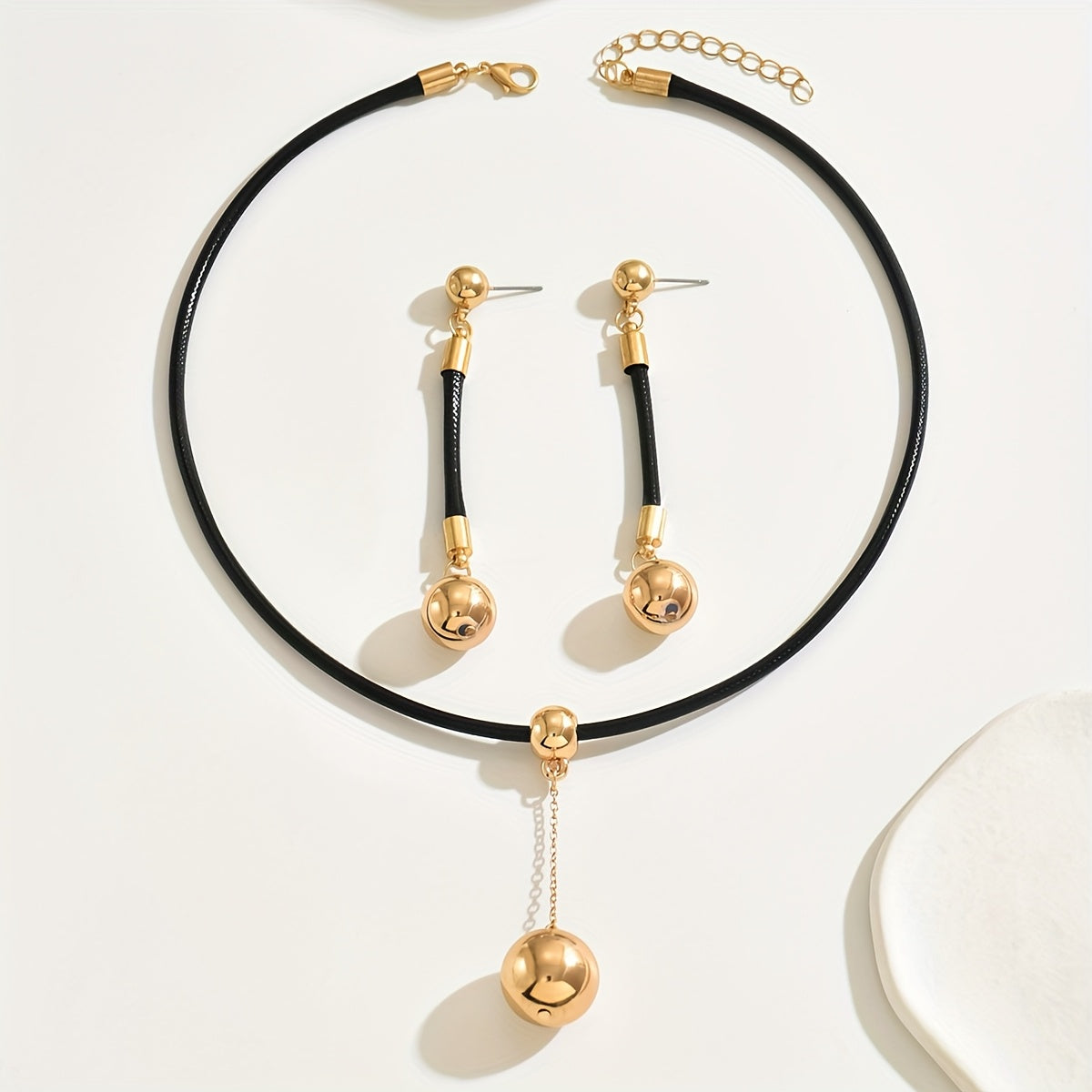 URBAN GLINT – Ensemble bijou à pampilles et cercles